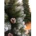 Ёлка искусственная Triumph Tree Женева с шишками 185 см. заснеженная